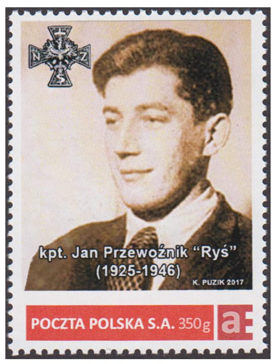 KP032 75. rocznica powstania Narodowych Sił Zbrojnych (1942-2017) - kpt. Jan Przewoźnik „Ryś”