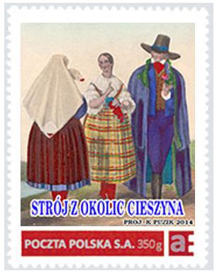 KP004 Historyczne ubiory śląskie (I) - Strój z okolic Cieszyna