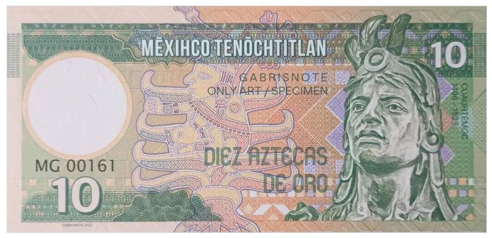 2023/09c 10 złotych azteckich (seria MG00161)