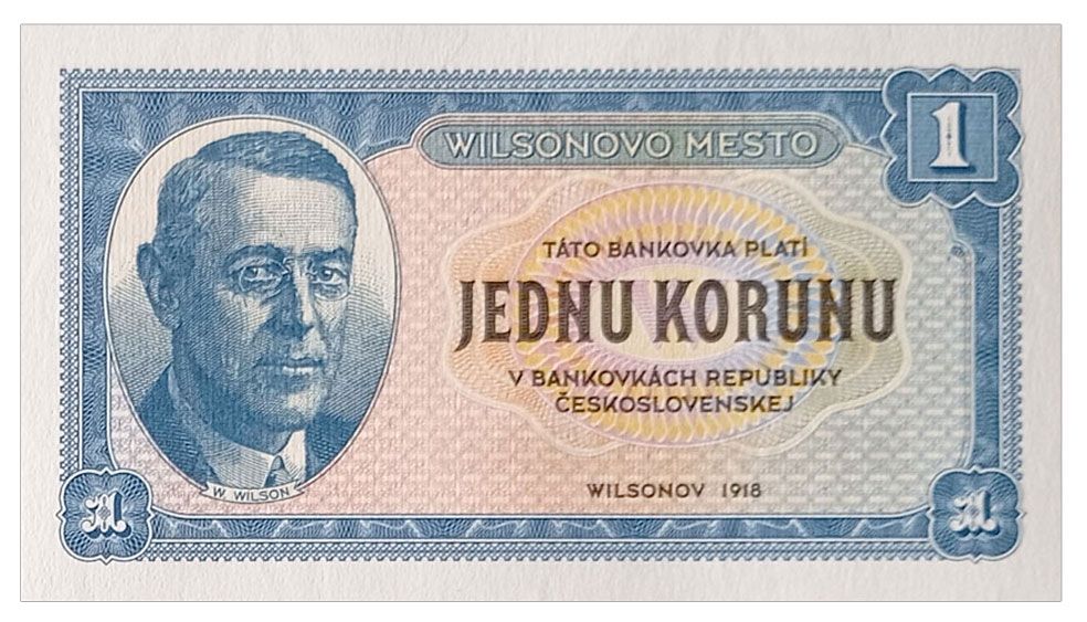 2024/18a 1 korona - Wilsonovo Mesto 1918