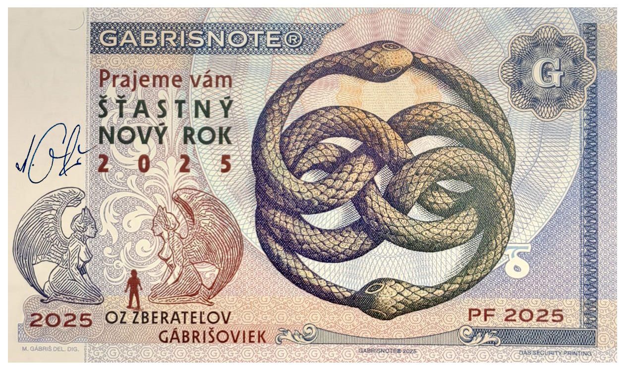 2024/29g PF 2025 Never ending story + autograf Mateja Gábriša