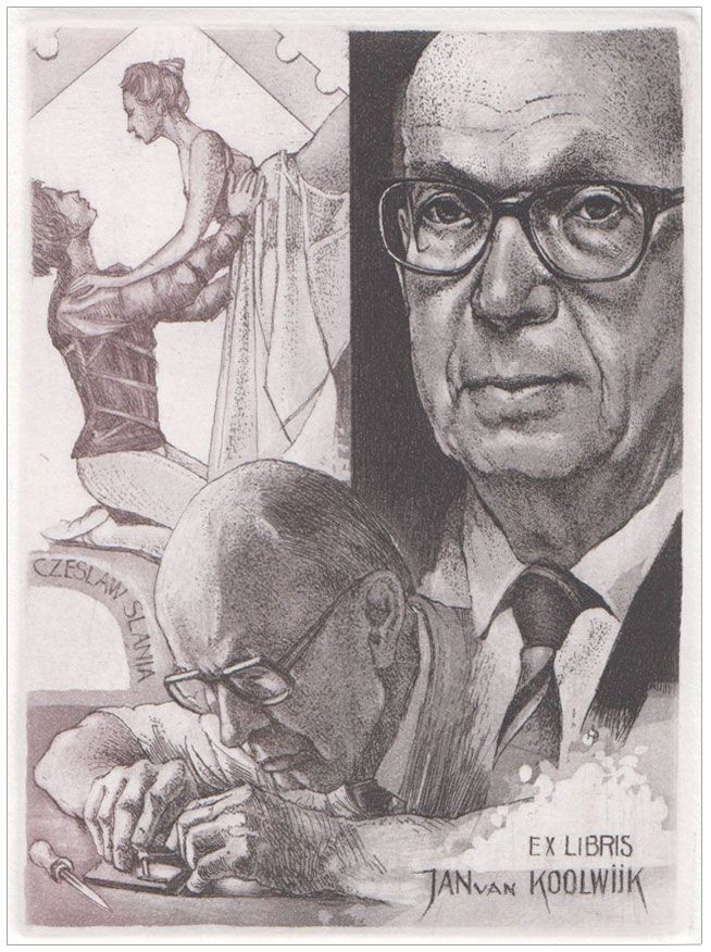 Pauwels Hedwig (C3) - Exlibris Jan van Koolwijk, Czesław Słania