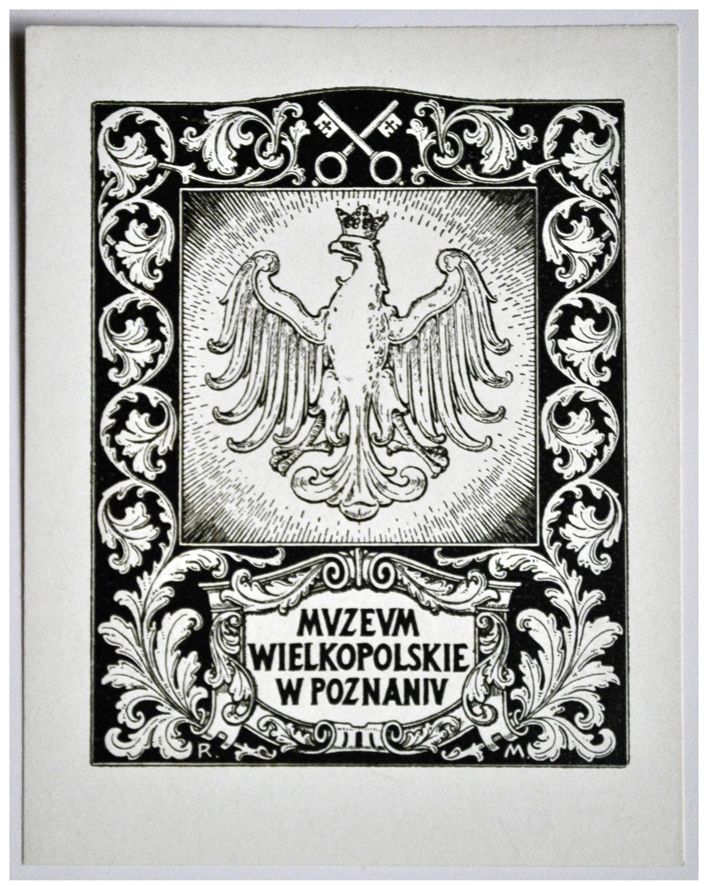 Mękicki Rudolf (5) Exlibris Muzeum Wielkopolskie w Poznaniu, cynkotypia barwna, 1920