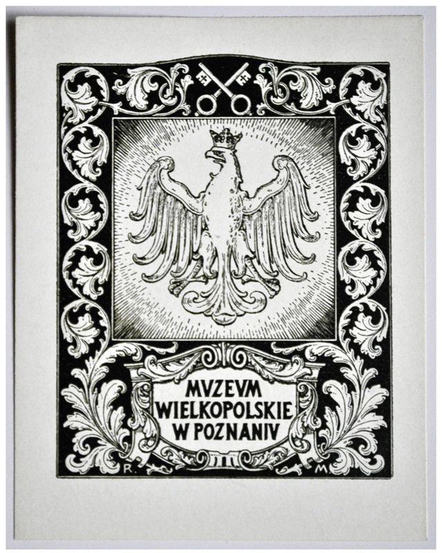 Mękicki Rudolf (5) Exlibris Muzeum Wielkopolskie w Poznaniu, cynkotypia barwna, 1920
