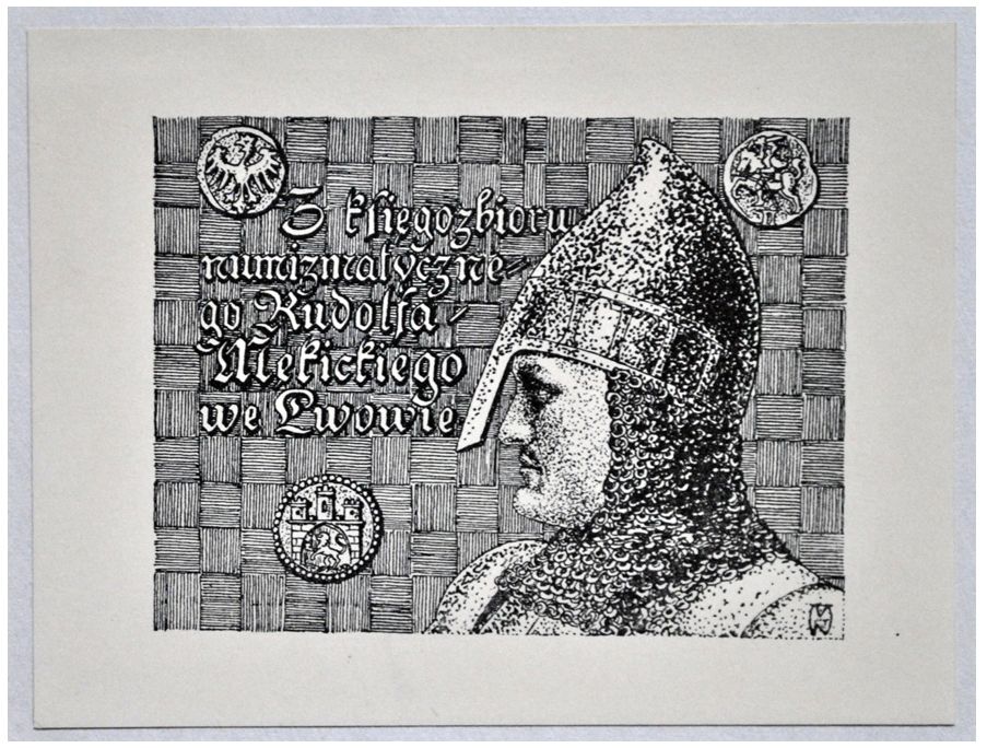 Mękicki Rudolf (2) Z księgozbioru numizmatycznego Rudolfa Mękickiego we Lwowie, cynkotypia barwna, 1911