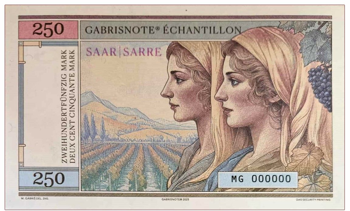 2025/14b Saar / Sarre Ludwidskirche (1775-2025) wariant A (MG000000)