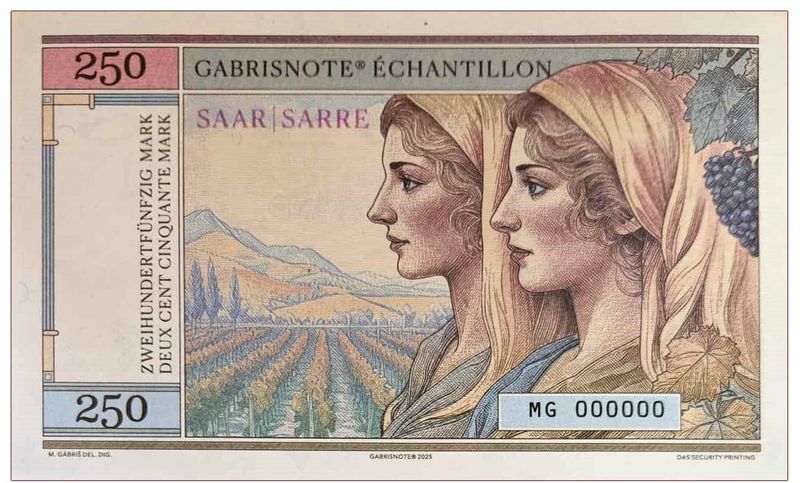2025/14b Saar / Sarre Ludwidskirche (1775-2025) wariant A (MG000000)
