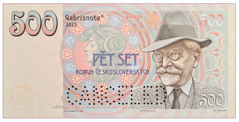 2025/15d Alfons Mucha (bez serii i numeru) + perforacja CANCELED