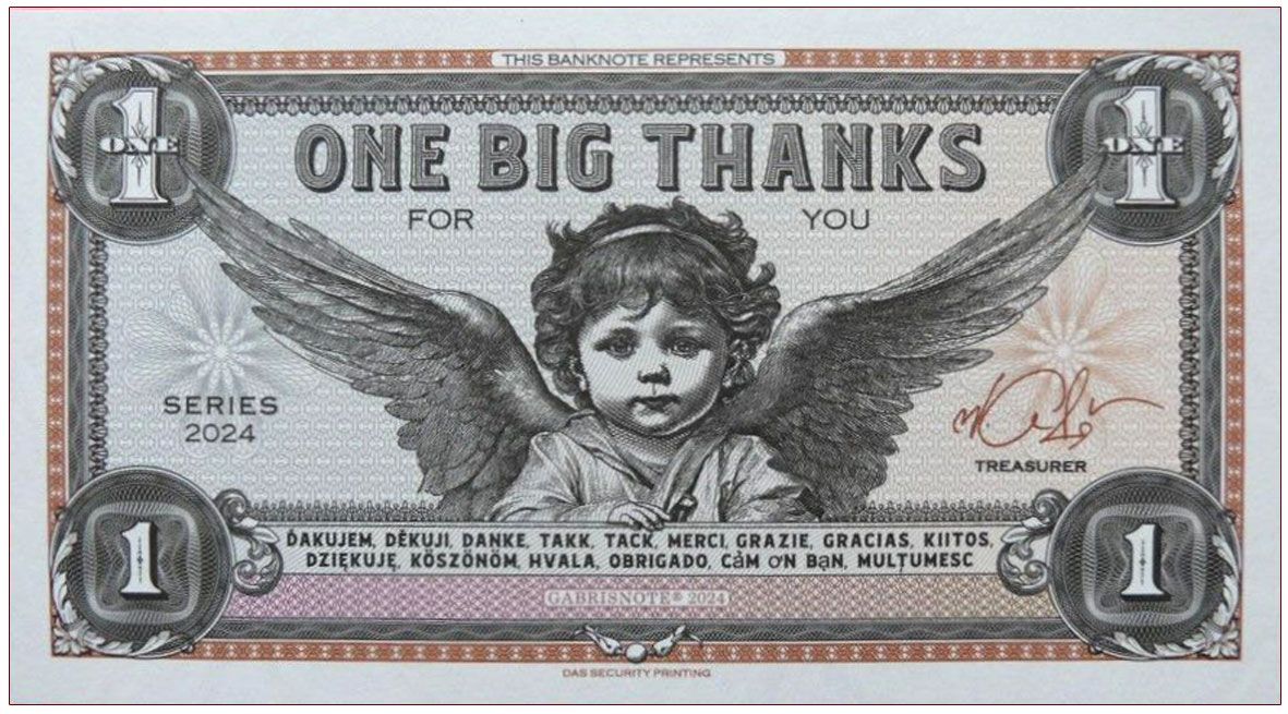 2024/19b One Big Thanks For You - Aniołek (B)