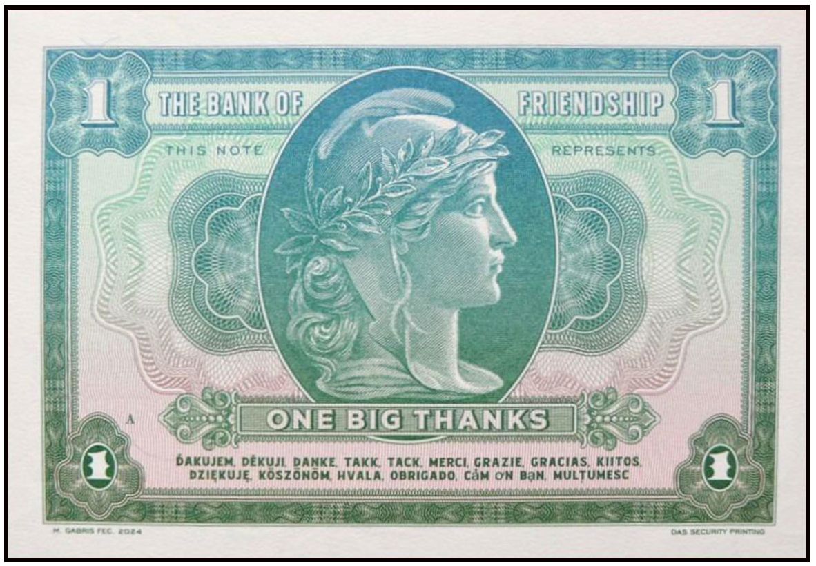 2024/25a One Big Thanks For You - The Bank of Friendship (A) - MCP