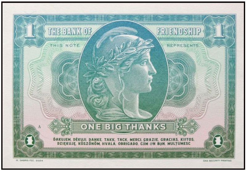 2024/25a One Big Thanks For You - The Bank of Friendship (A) - MCP