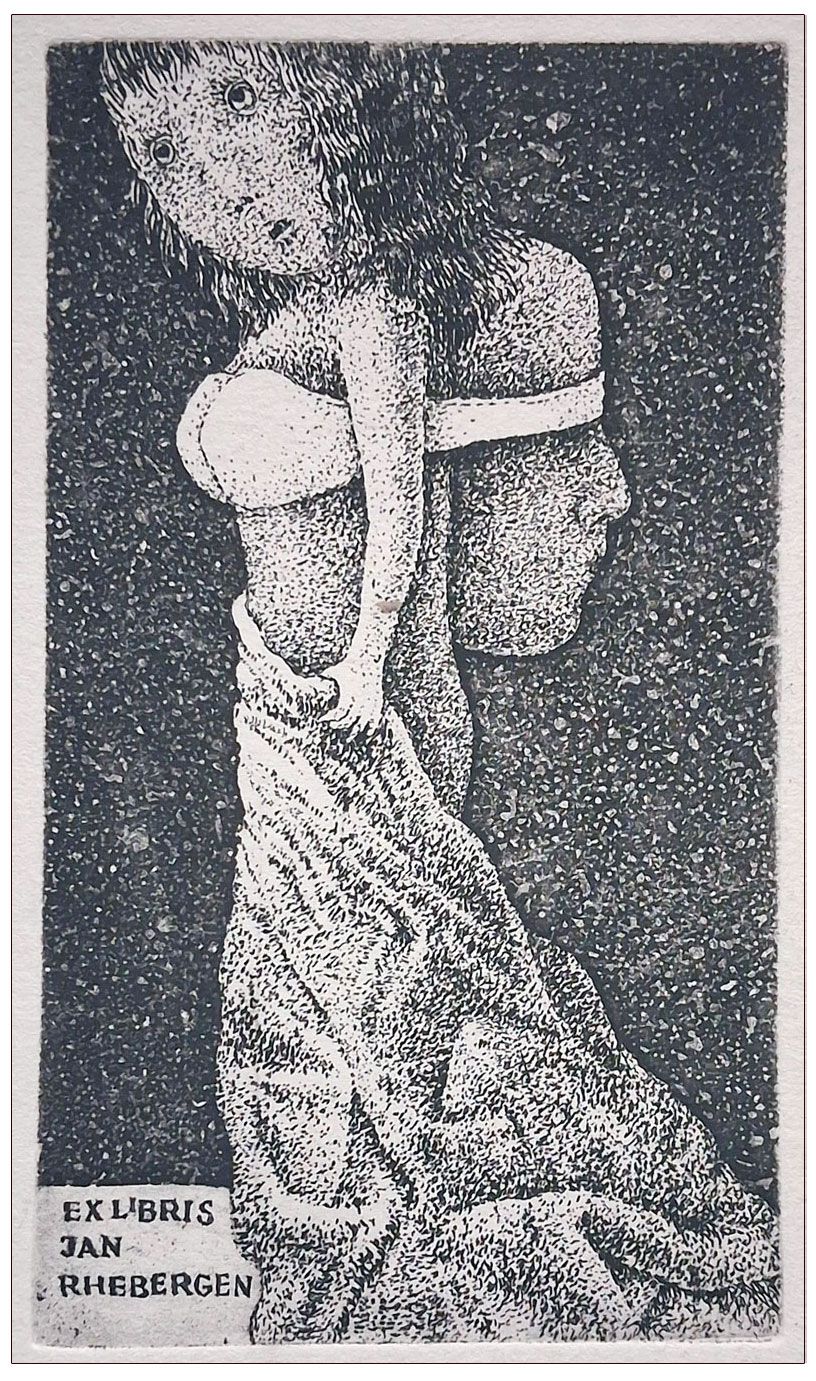 Eidrigevicius Stasys (2) Ex libris Jan Rhebergen, C3, 1980