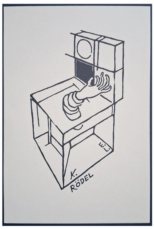 Halicki Janusz (05) E.L. [Ex Libris] K. [Klaus] Roedel, X3, 1972