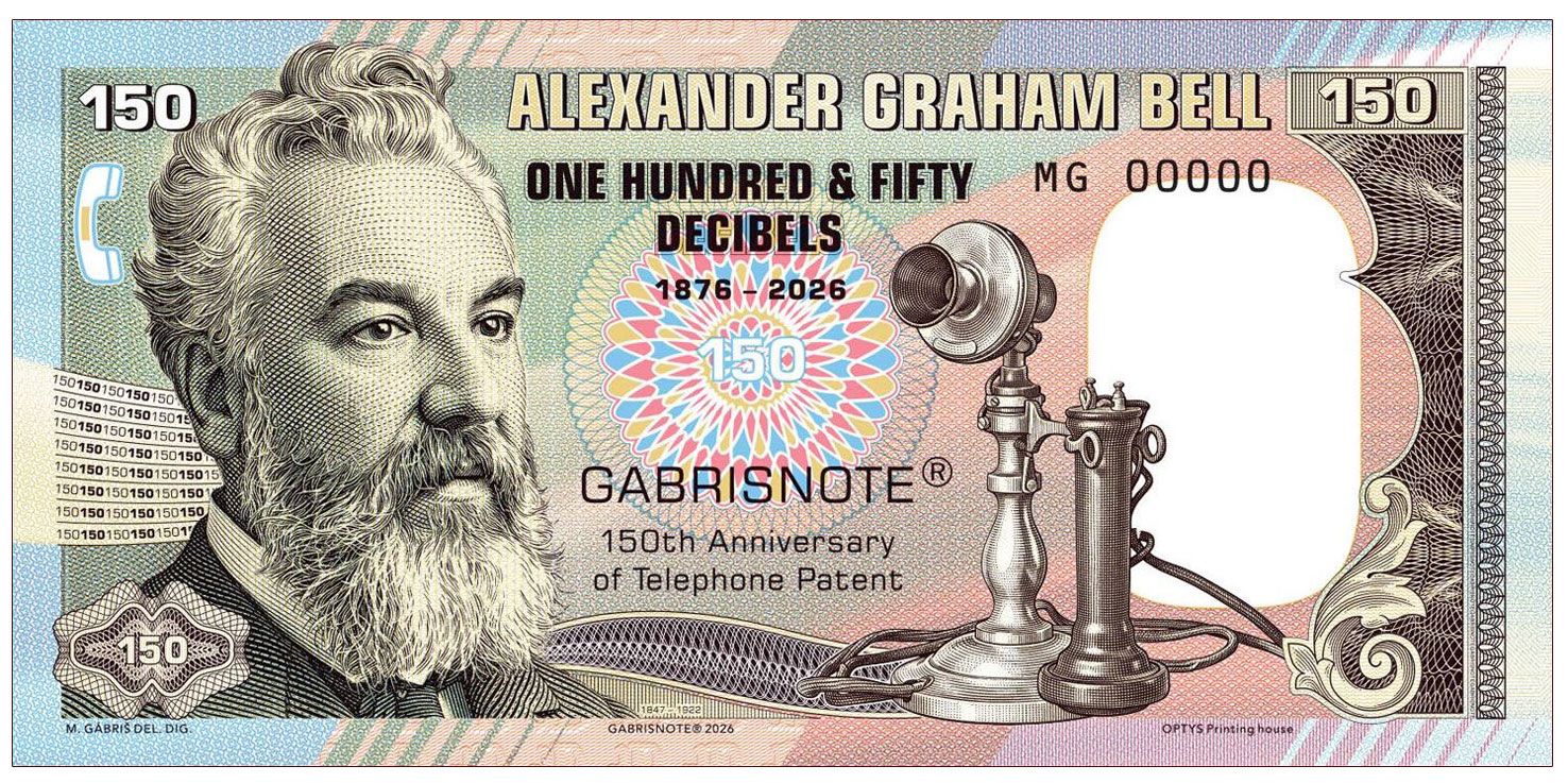 2026/05b 150 dB Alexander Graham Bell (seria MG00000)