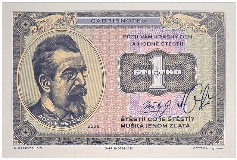 2025/19ag 1 stistko - Adolf Heyduk + autograf Mateja Gábriša