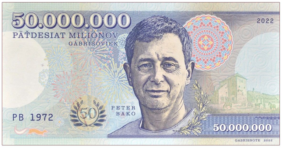 2022/16 50.000.000 gabrisnotes - United World of Fantasy Notes