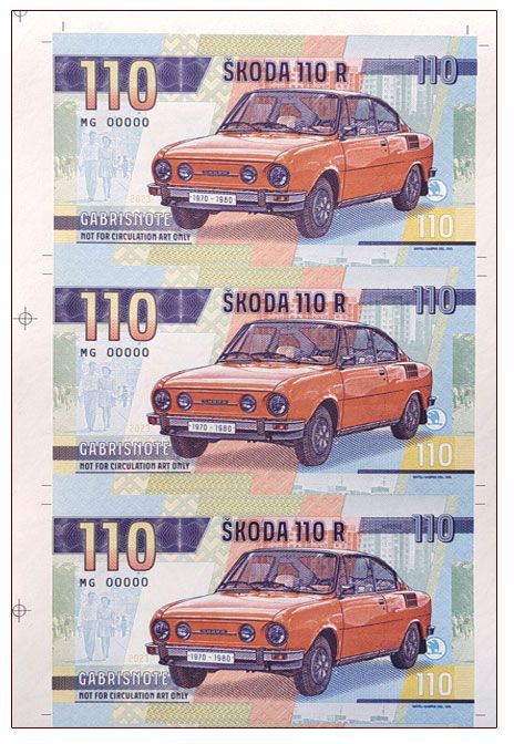 2023/14f Samochody socjalizmu Skoda 110R (arkusz MG00000)