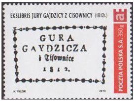 KP041 Ekslibris Jury Gajdzicy 1812