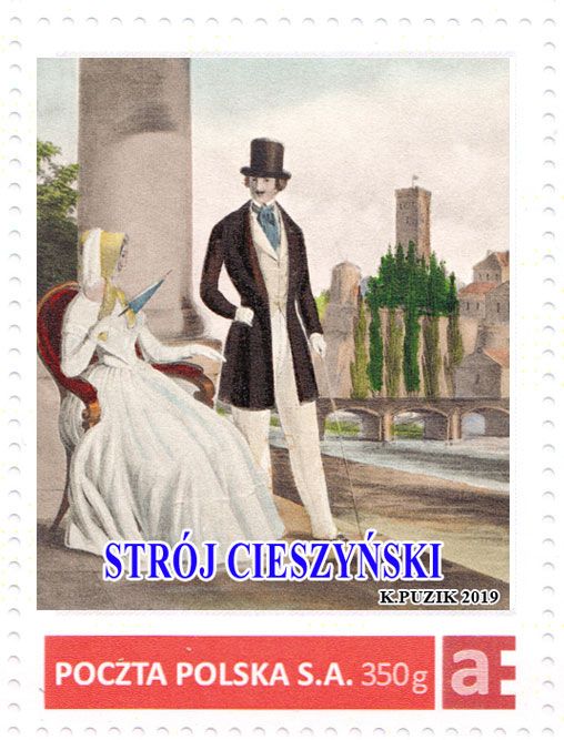 KP071 Historyczne ubiory śląskie (IV) - Strój cieszyński (miejski)