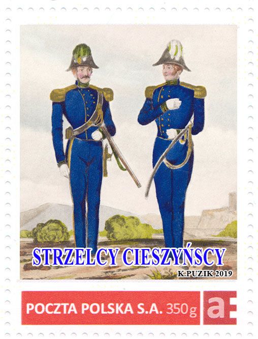 KP070 Historyczne ubiory śląskie (IV) - Strzelcy cieszyńscy