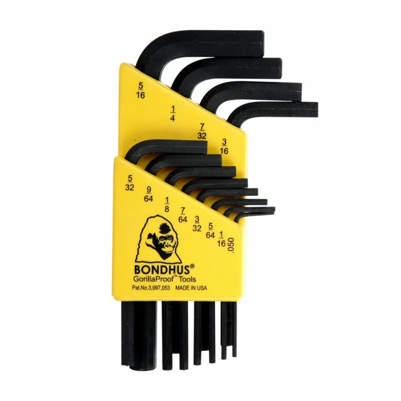 Bondhus Allen Wrench Set .050-5/16 Bondhus Allen Wrench Set .050-5/16