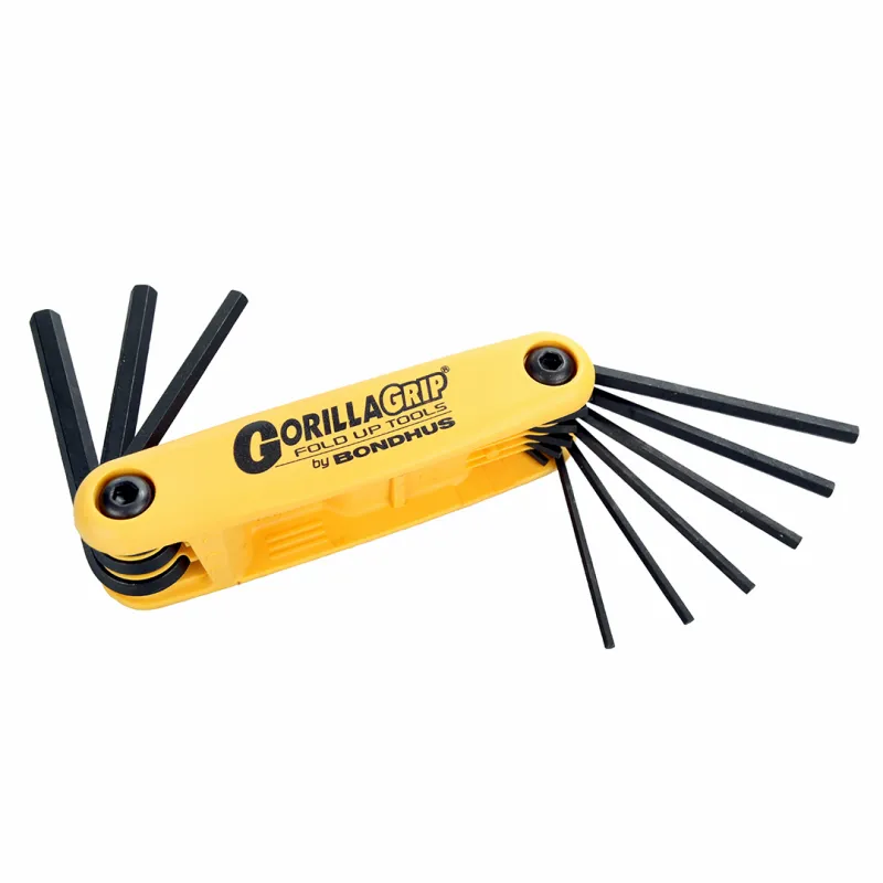 Bondhus Allen Wrench Set Folding Small Inches Bondhus Allen Wrench Set Folding Small Inches