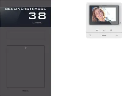 Briefkasten Komplettset Kamera Video Handyk. LED Klingel Lautsp. RAL Briefkasten Komplettset Kamera Video Handyk. LED Klingel Lautsp. RAL