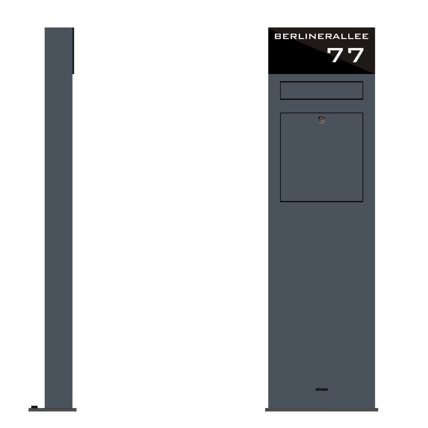Briefkastenstele S 1000 Premium Standbriefkasten Briefkastensäule