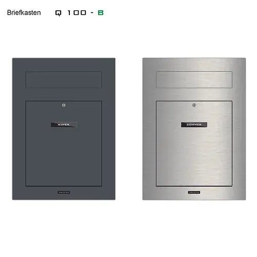 Unterputzbriefkasten in RAL Farbe oder Edelstahl