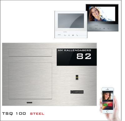 Briefkasten Komplettset Kamera Video Handyk. LED Klingel Lautsp. RAL Briefkasten Komplettset Kamera Video Handyk. LED Klingel Lautsp. RAL