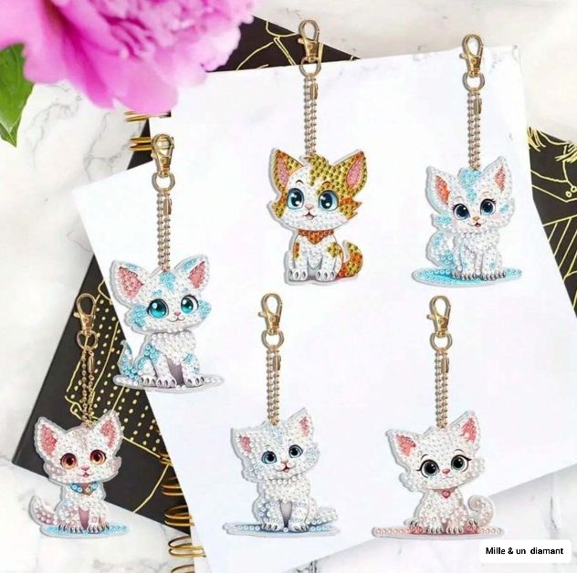 Porte clés chat