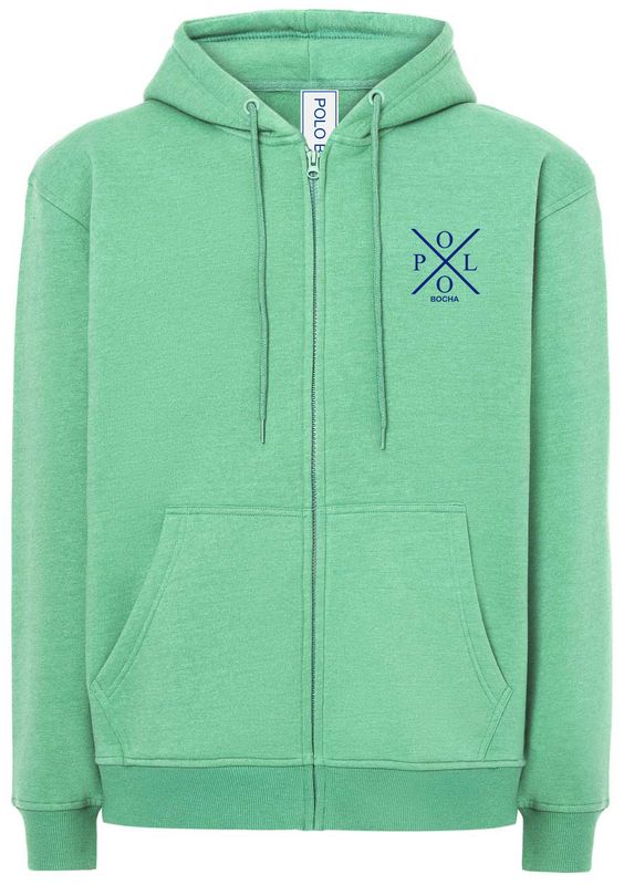HOODIE CREMALLERA POLO X CABALLERO