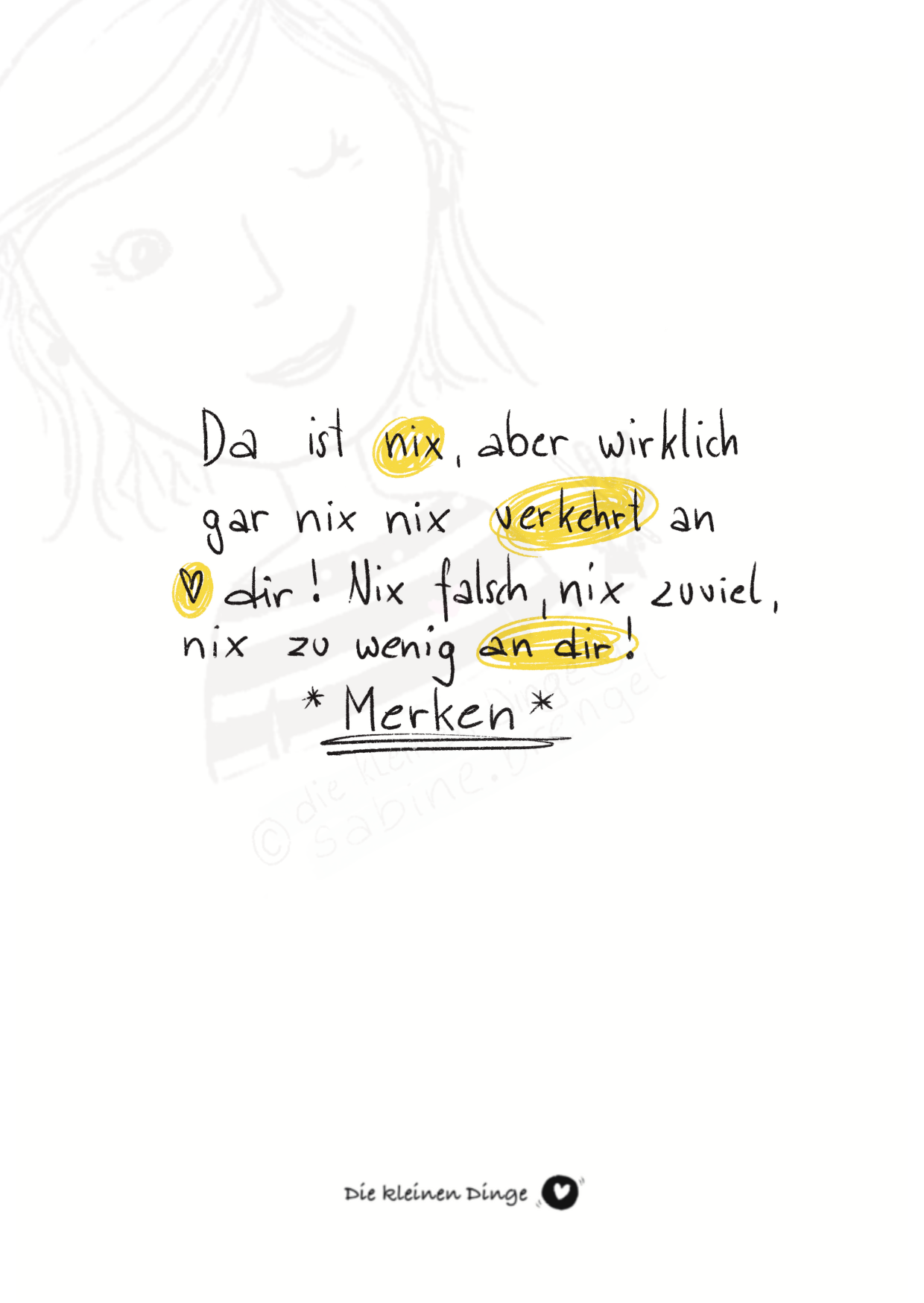 Impulskarte - Nix nix nix ist verkehrt an dir