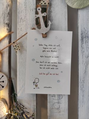 Grußkarte "Gut wie ich bin" inkl. Dowload Dateien