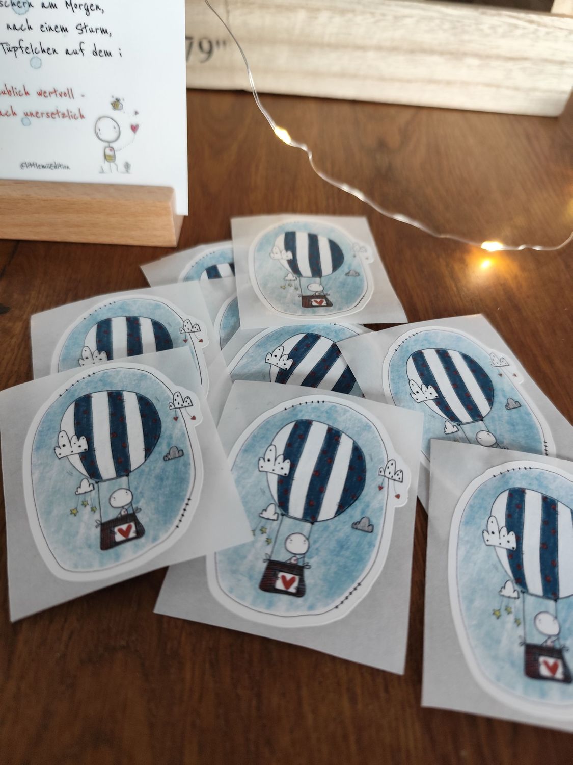 Sticker Set Heißluftballon