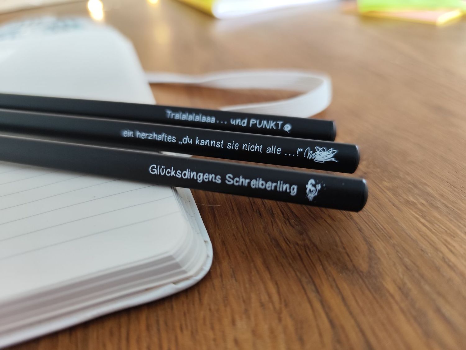 Bleistift Glücksdingens Schreiberling 3er Set