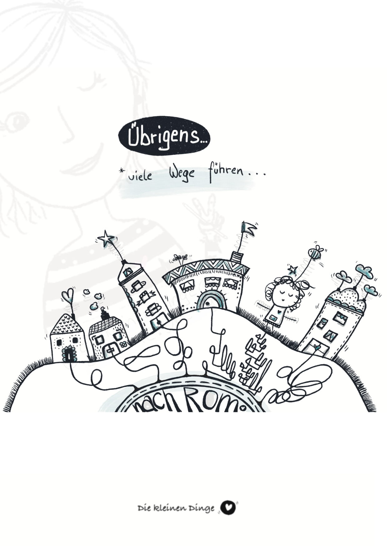 Impulskarte - viele Wege führen nach Rom (digital)