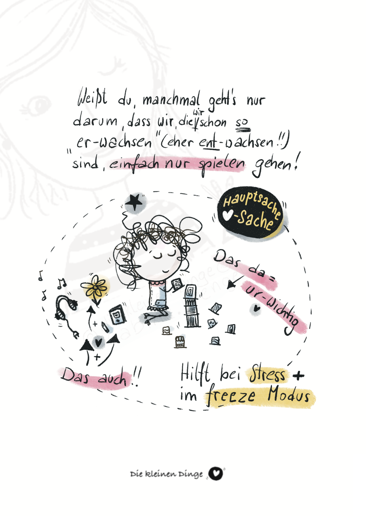 Impulskarte - Hauptsache Herzenssache (digital)