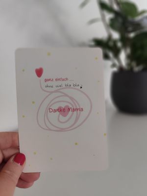 2er Set Muttertagskarten - Danke Mama