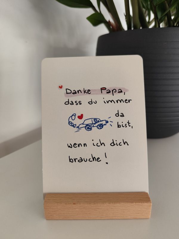 Vatertags Karte - Danke Papa