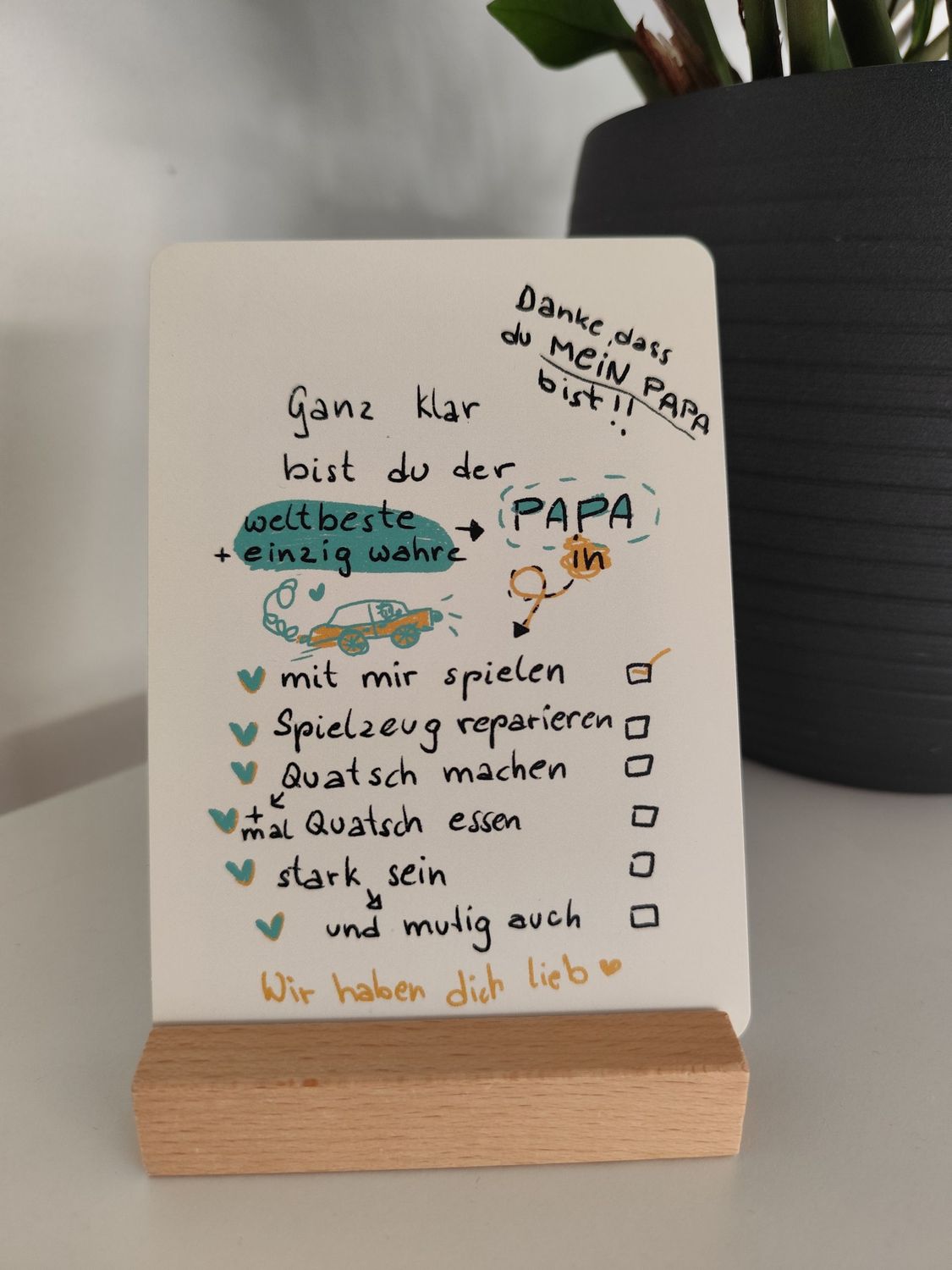 Karte - Weltbester Papa