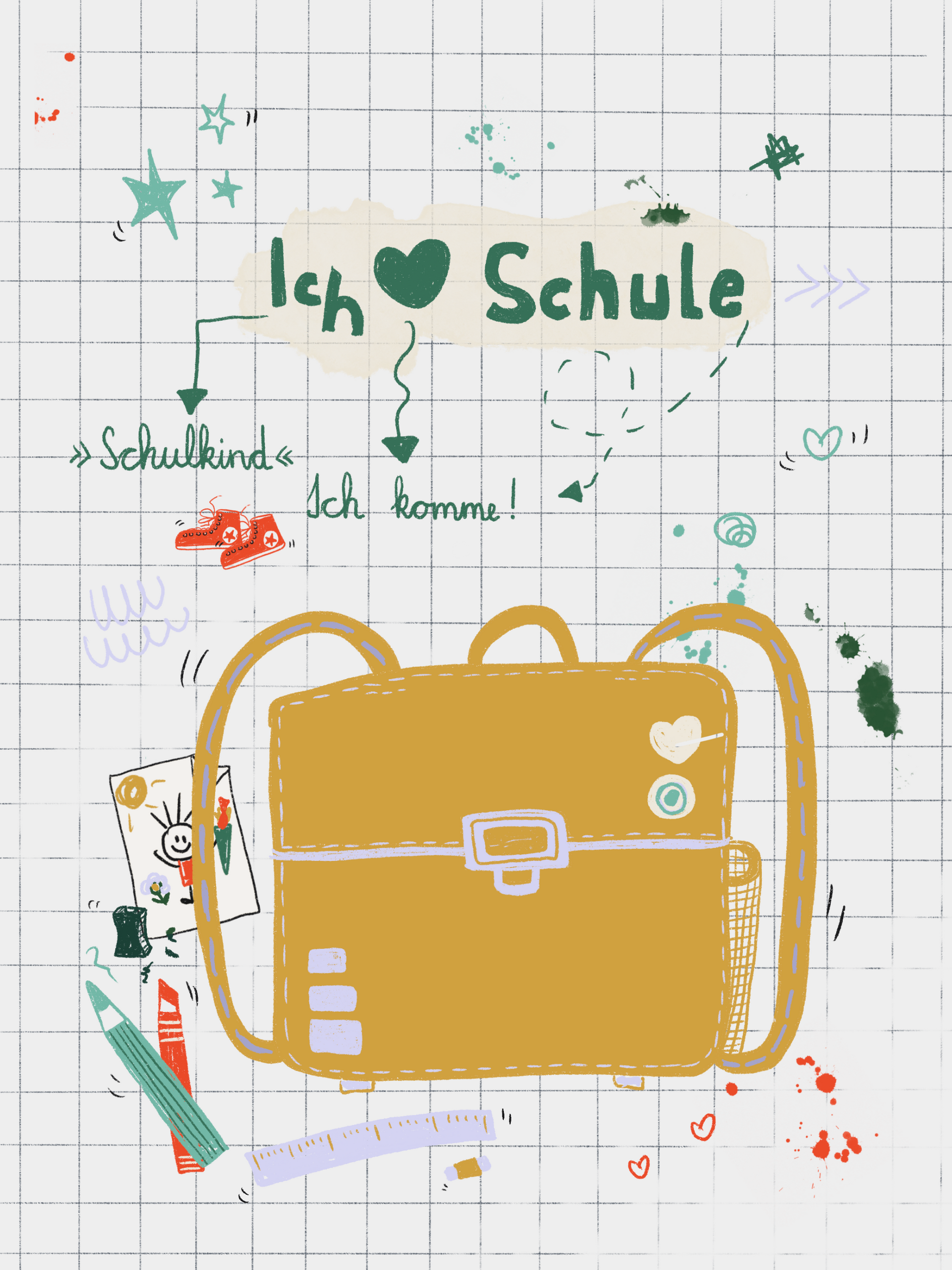 Statement Karte - Schulanfänger 