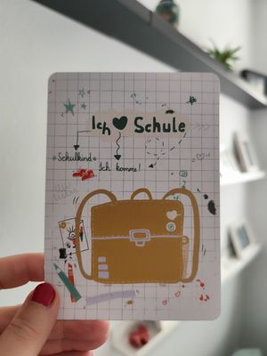 Statement Karte - Schulanfänger 