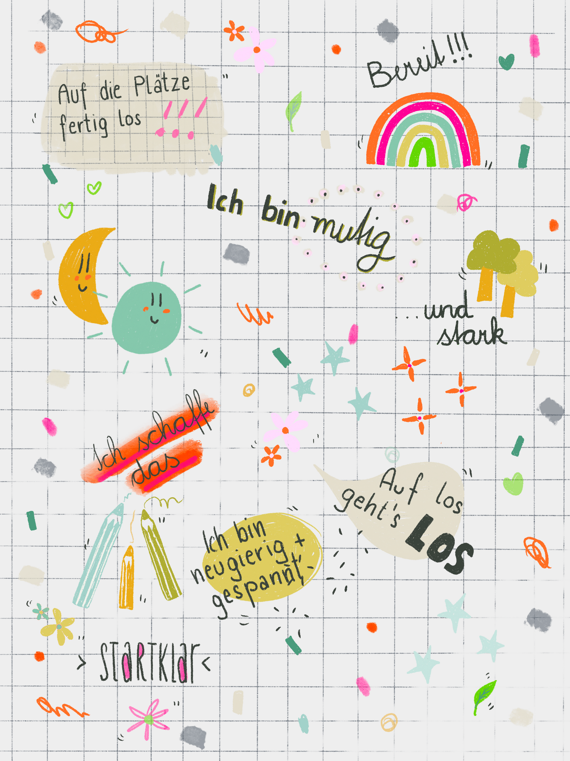 Statement Karte - Neuanfang mutig und stark