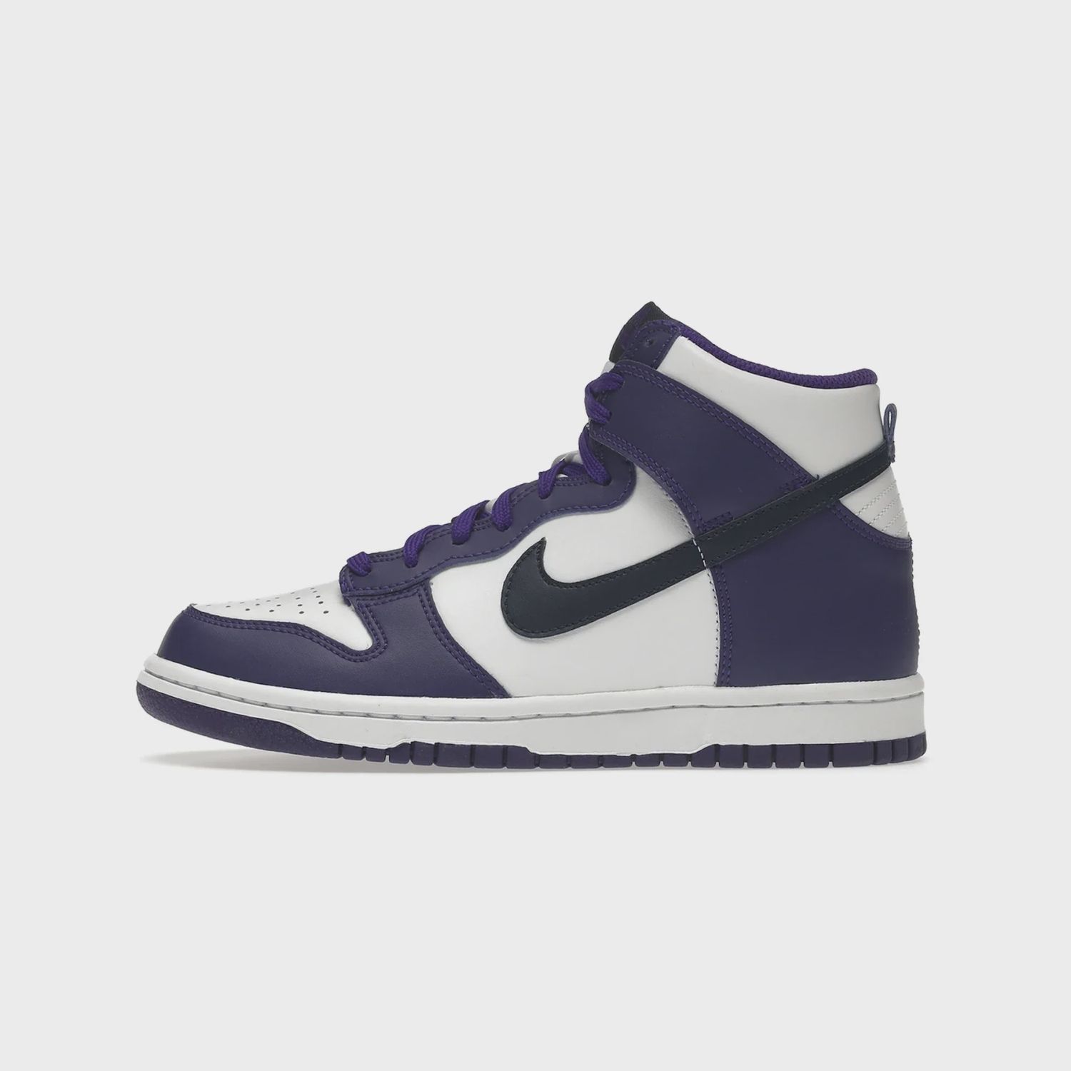 Nike Dunk High Electro Purple Midnight Navy (GS)