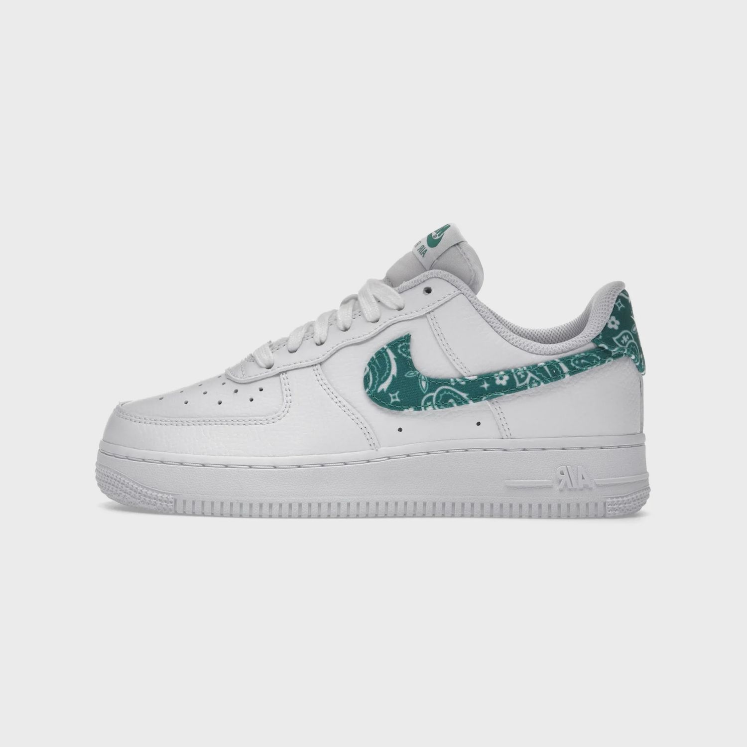 Nike Air Force 1 Low &#39;07 Essential White Green Paisley (Women&#39;s)