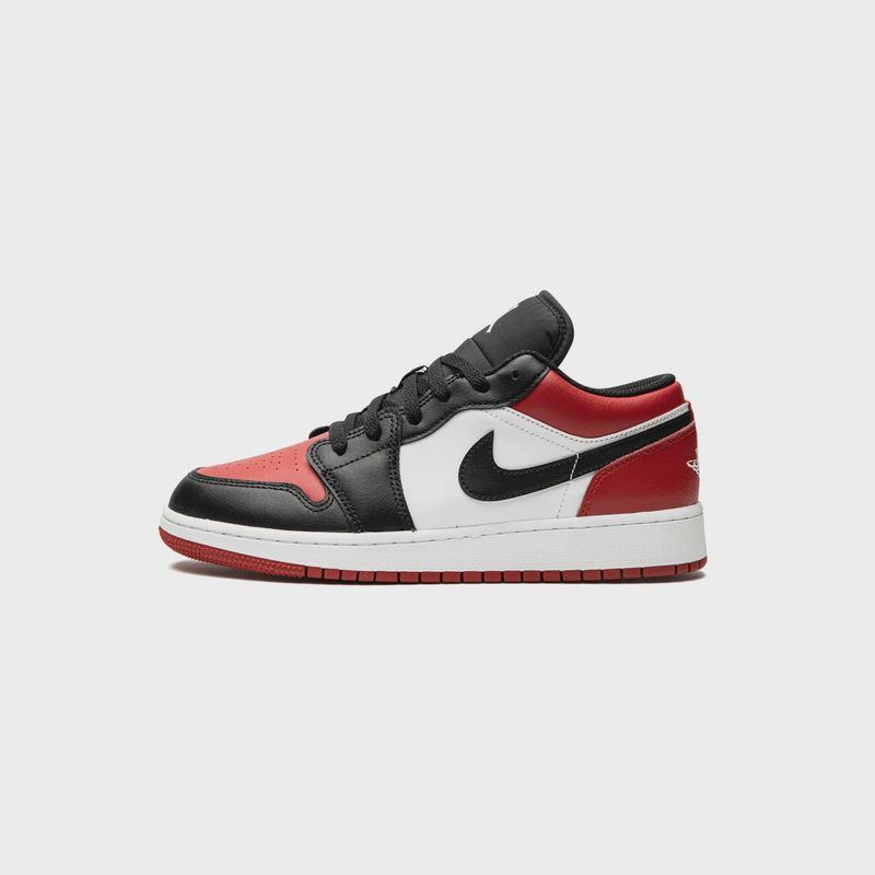 Jordan 1 Low Bred Toe (GS)