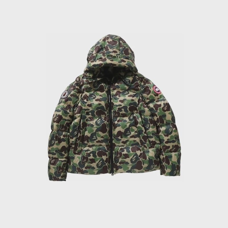 BAPE x Canada Goose Crofton Puffer Jacket Green