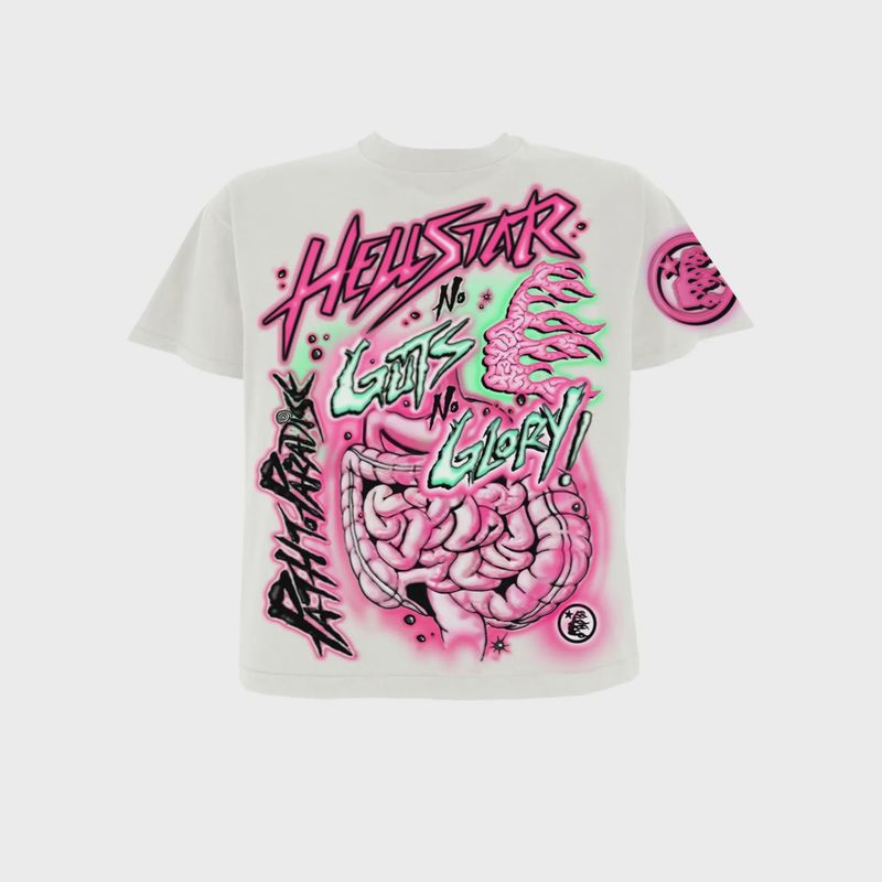 Hellstar No Guts No Glory T-Shirt White