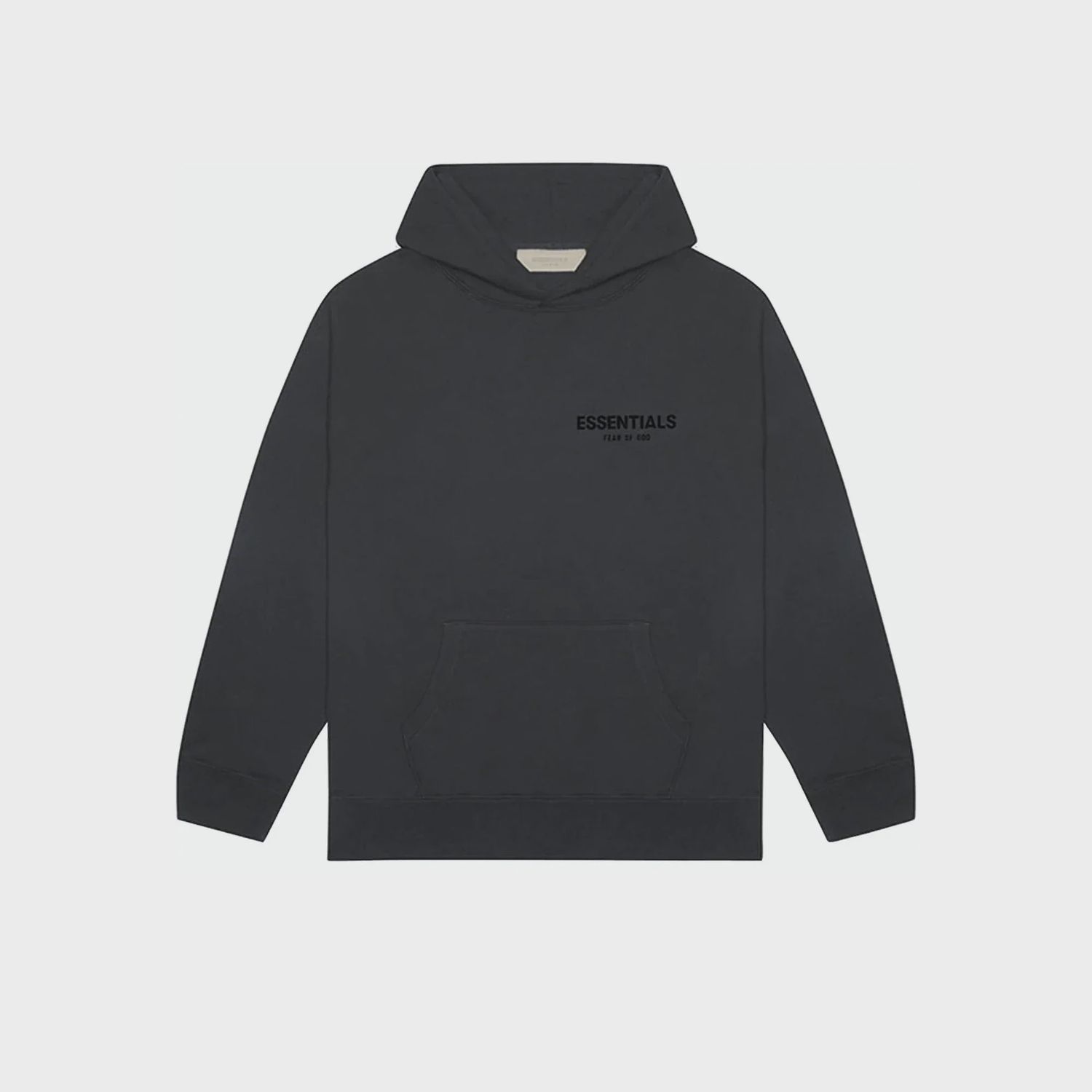 Fear of God Essentials Pullover Chest Logo Hoodie Stretch Limo/Black